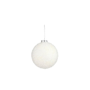 Unbreakable White Bauble (10cm)