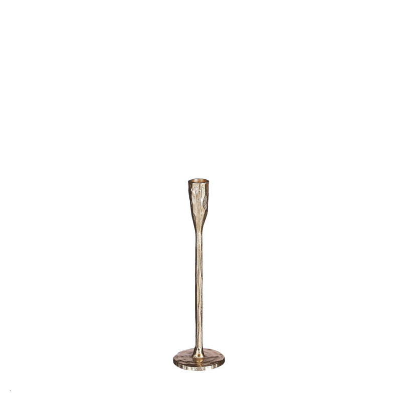 Stretto candleholder gold 26x7cm