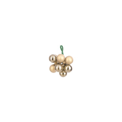 Mini Glass Bauble - Champagne (2cm)