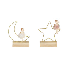 White Pink Star Moon LED Decoration