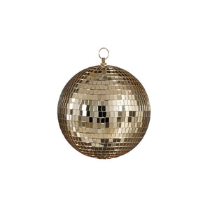 Champagne Mirror Ball Ornament (20cm)