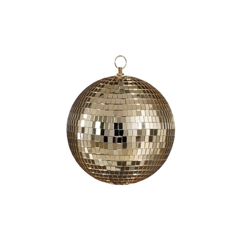Champagne Mirror Ball Ornament (20cm)