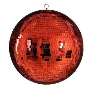 Hanging Red Mirror Ball (50cm)