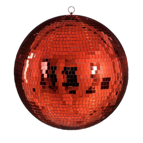 Hanging Red Mirror Ball (50cm)