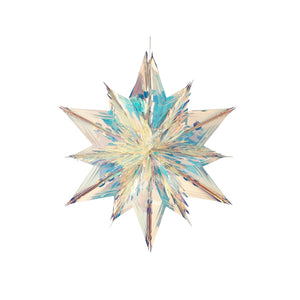Iridescent Hanging Star Decoration (60cm)