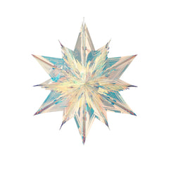 Iridescent Hanging Star Decoration (90cm)