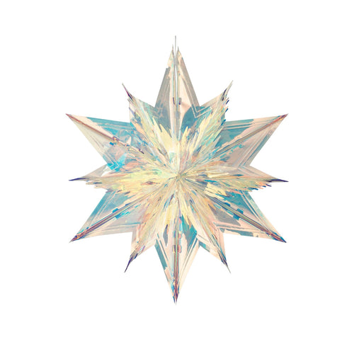 Iridescent Hanging Star Decoration (90cm)