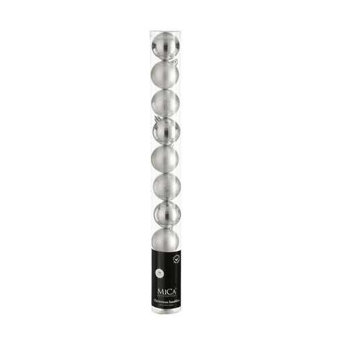 Unbreakable Silver Bauble (6cm)