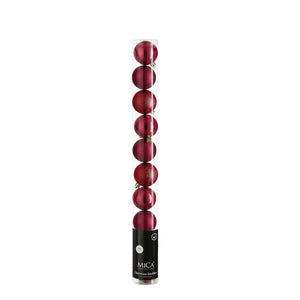 Unbreakable Dark Red Bauble (6cm)