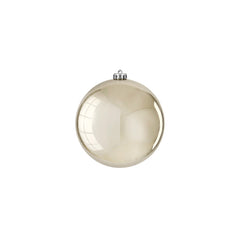 Bauble unbreakable champagne shiny - d15cm
