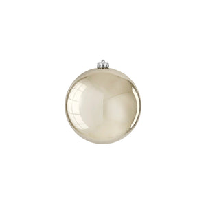 Bauble unbreakable champagne shiny - d15cm