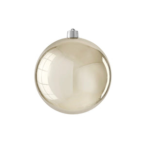 Bauble unbreakable champagne shiny - d20cm