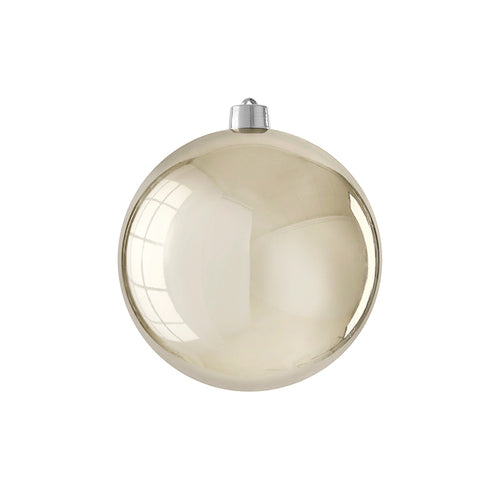 Bauble unbreakable champagne shiny - d20cm