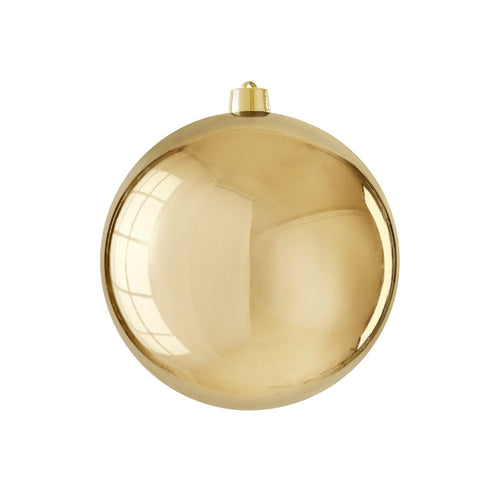 Unbreakable Shiny Gold Bauble (25cm)