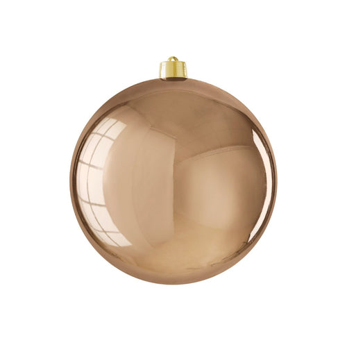 Unbreakable Shiny Copper Bauble (25cm)