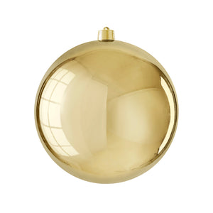 Bauble unbreakable gold shiny - d30cm