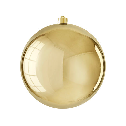 Bauble unbreakable gold shiny - d30cm