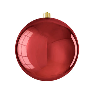 Bauble unbreakable d. red shiny - d30cm