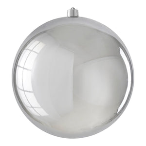 Unbreakable Shiny Silver Bauble (50cm)