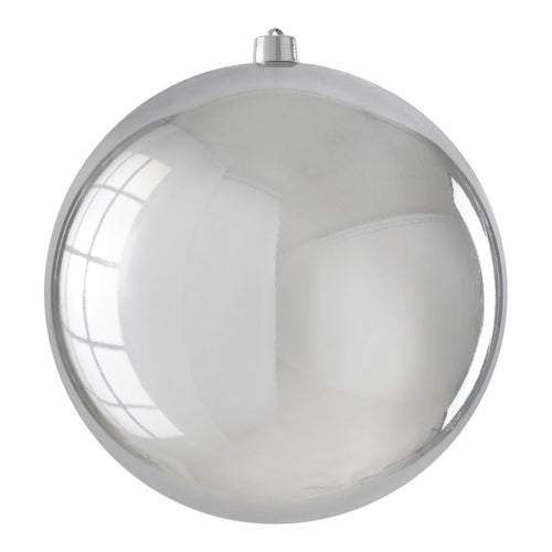 Unbreakable Shiny Silver Bauble (50cm)