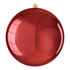 Bauble unbreakable d. red shiny - d50cm