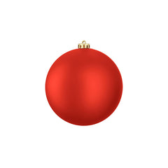 Bauble unbreakable red matt - d15cm