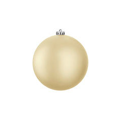 Bauble unbreakable champagne matt - d15cm