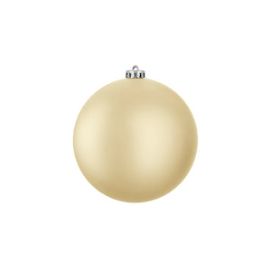 Bauble unbreakable champagne matt - d15cm
