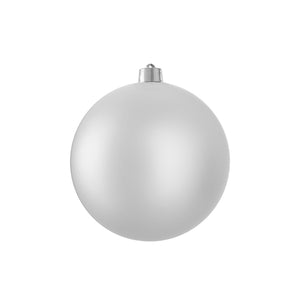Unbreakable Matt Silver Bauble (20cm)