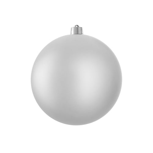 Unbreakable Matt Silver Bauble (25cm)