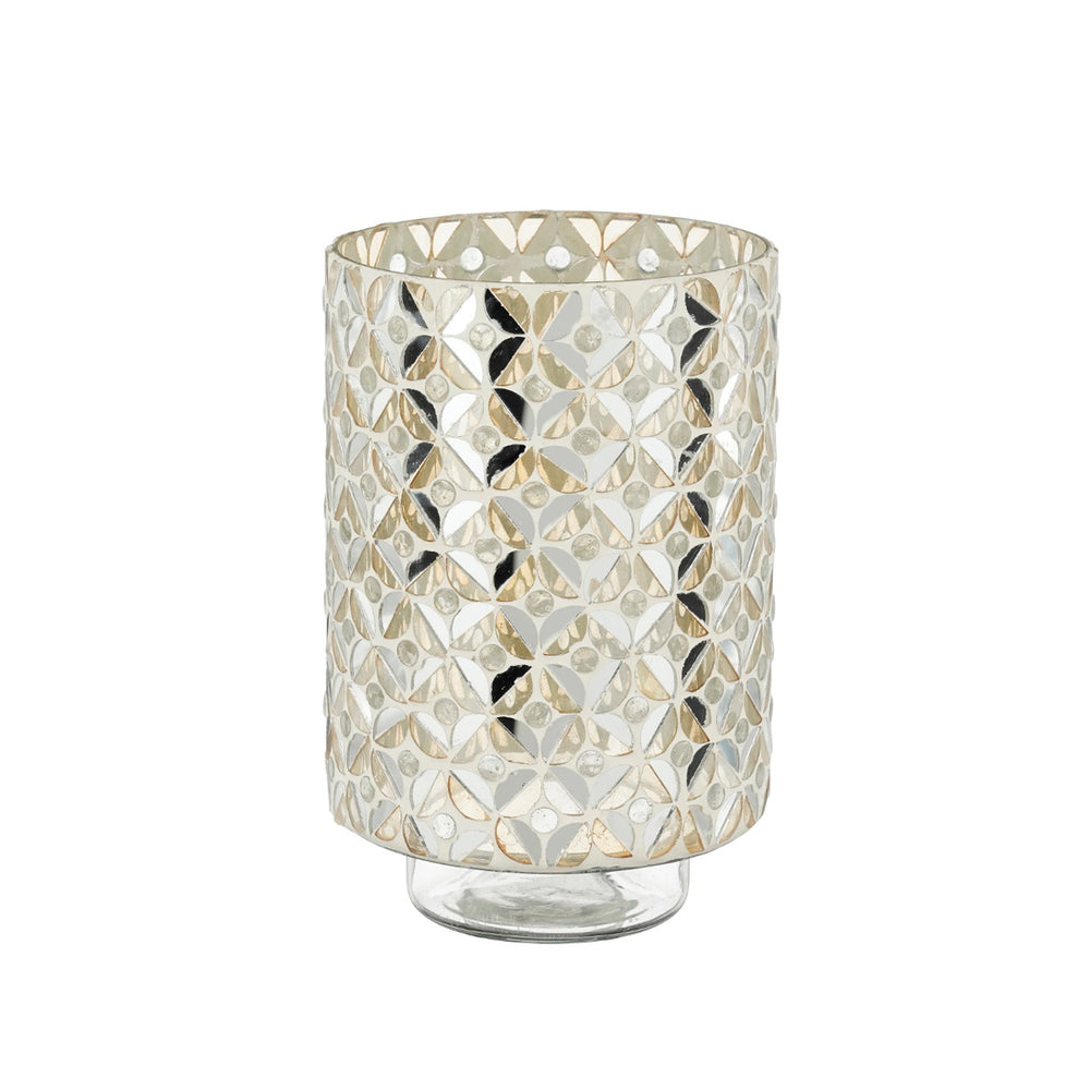 Gold Mosaic Hurricane Light (19 cm)