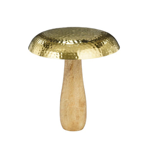 Gold Mushroom Decoration (24 cm)