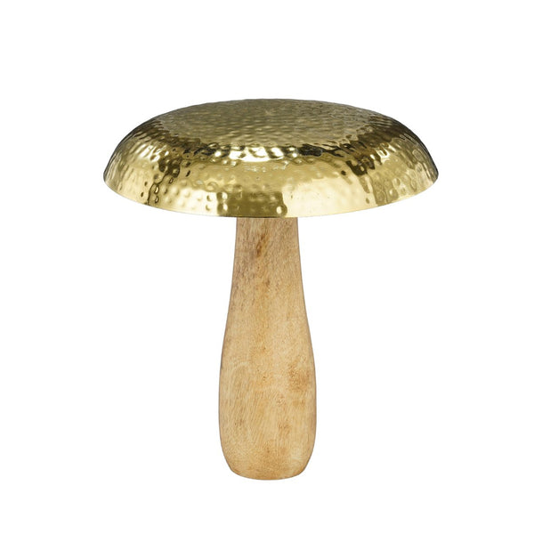 Gold Mushroom Decoration (24 cm)