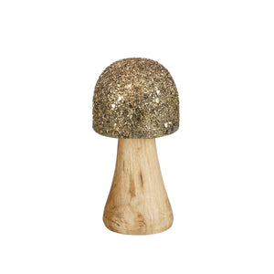 Beige Mushroom Decoration (12cm)