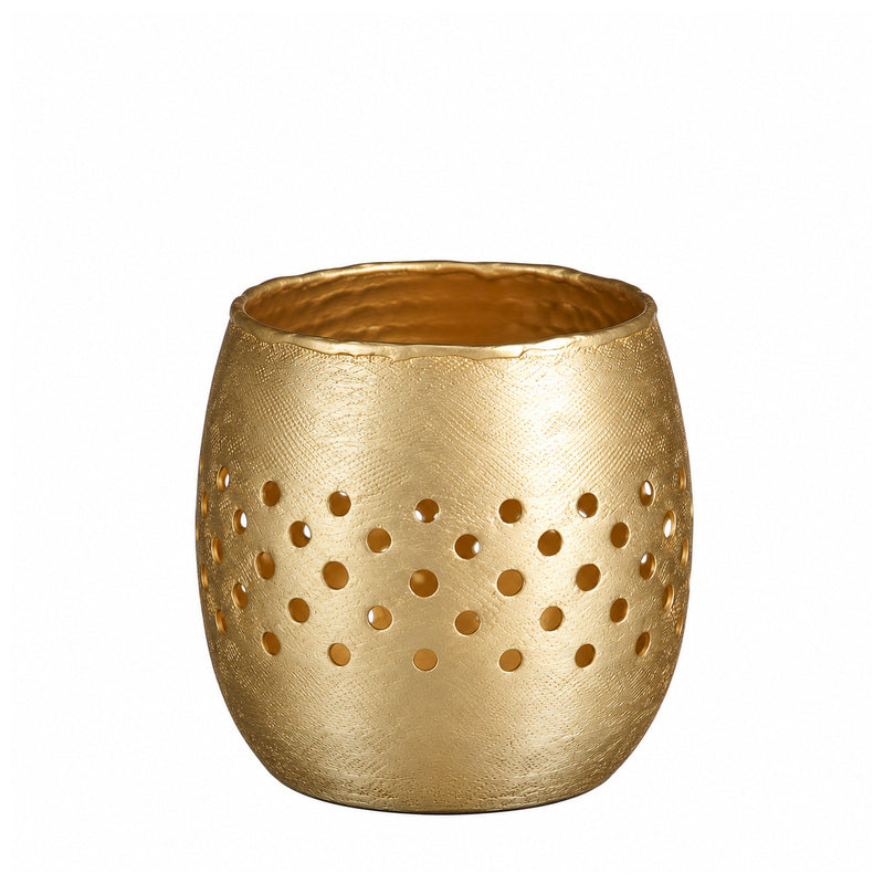 Kyan tealight holder champagne 9.5x8.5cm