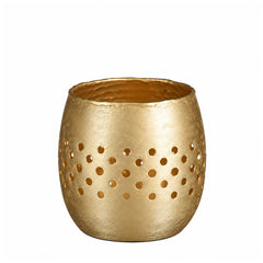 Kyan tealight holder champagne 9.5x8.5cm