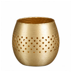 Kyan tealight holder champagne 9.5x8.50cm