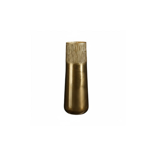 Xavier pot round gold h45xd17cm