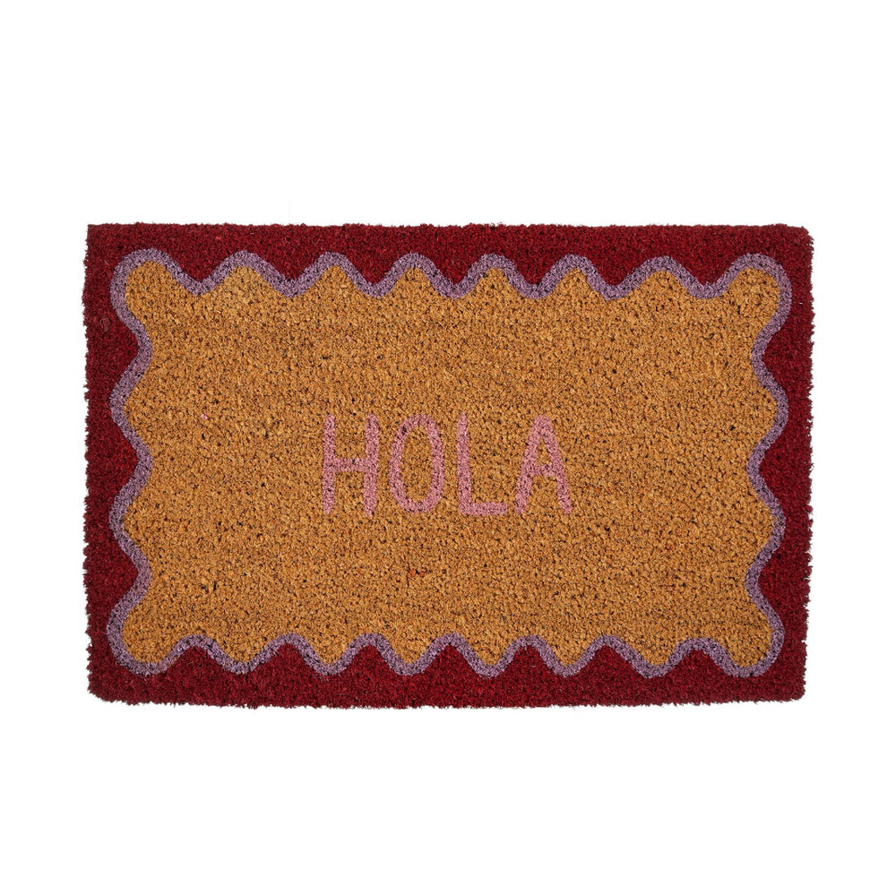 Hola Graphic Coir Doormat (60 cm)