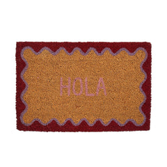 Hola Graphic Coir Doormat (60 cm)