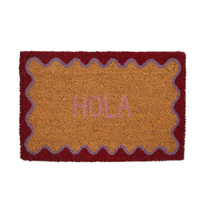 Hola Graphic Coir Doormat (60 cm)