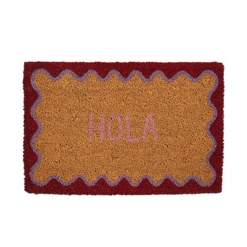 Hola Graphic Coir Doormat (60 cm)