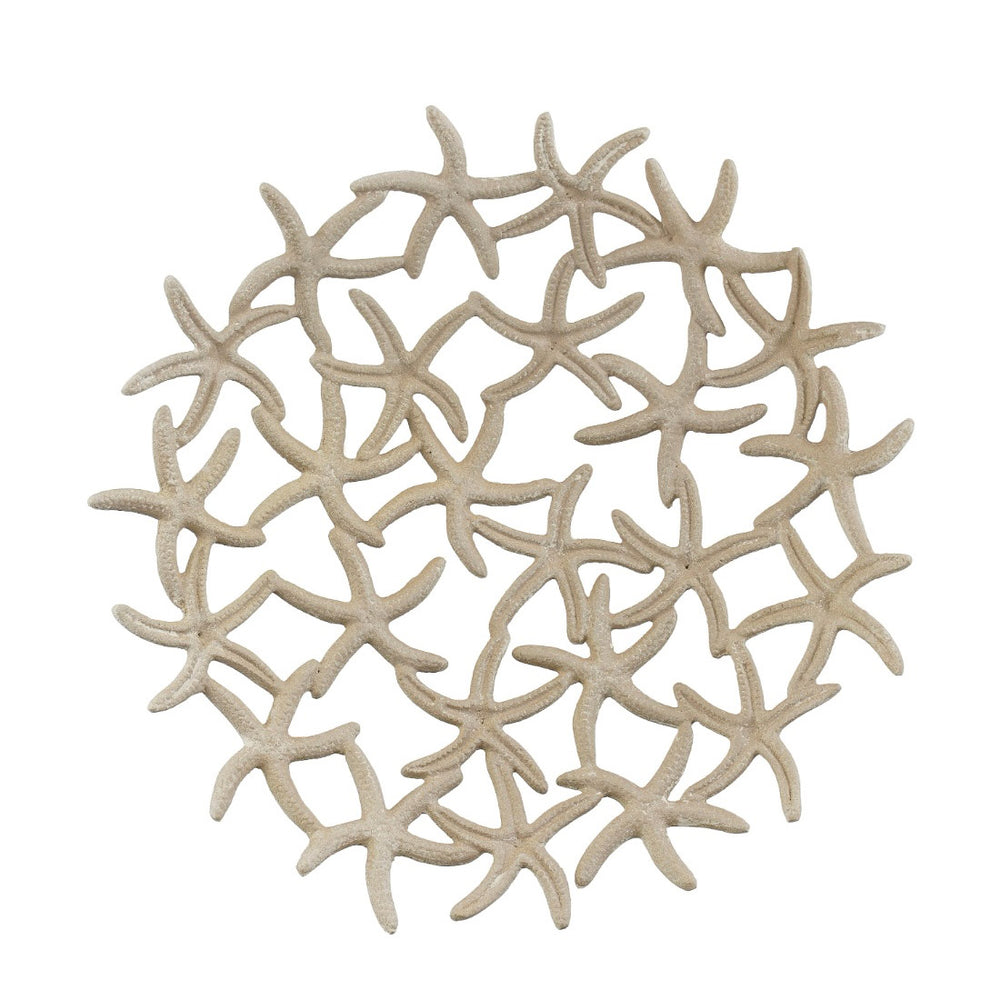 Coastal Woven Starfish Decorative Bowl (34 cm)