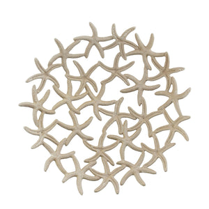 Coastal Woven Starfish Decorative Bowl (34 cm)