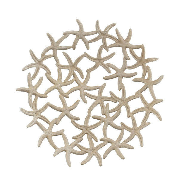 Coastal Woven Starfish Decorative Bowl (34 cm)