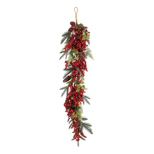 Norah drop red - l110xw18xh10cm