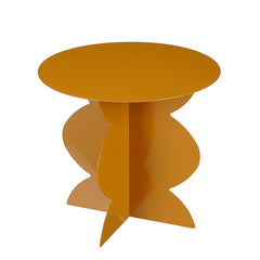 Rafi side table brown - h40xd45cm