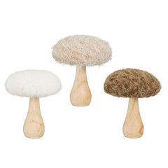 White Brown Mushroom Decoration
