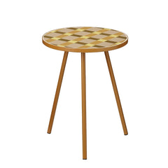 Bologna Brown Wooden Side Table (51 cm)