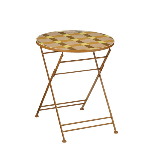 Bologna Large Brown Wooden Side Table (71 cm)
